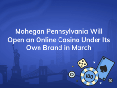 mohegan pennsylvania will open an online casino under its own brand in march 240x180