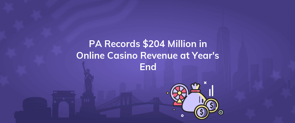pa records 204 million in online casino revenue at years end