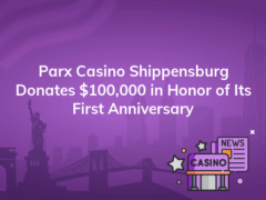 parx casino shippensburg donates 100000 in honor of its first anniversary 240x180