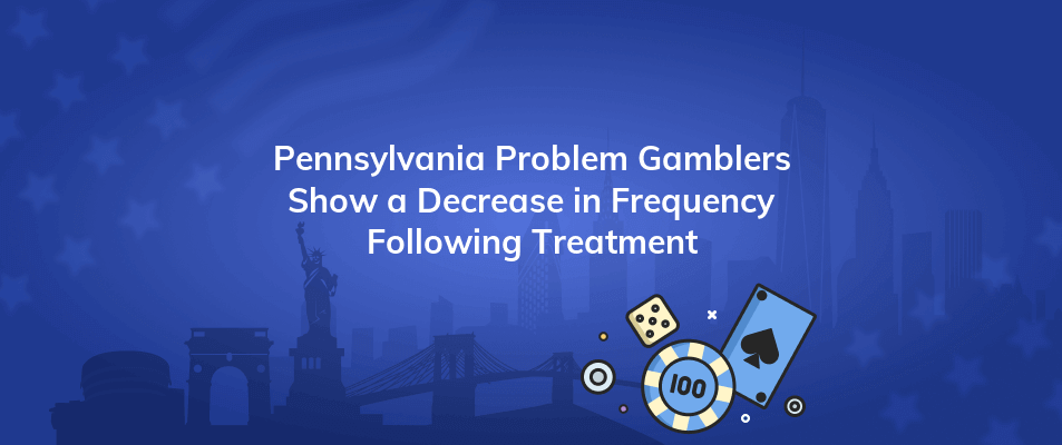 pennsylvania problem gamblers show a decrease in frequency following treatment