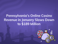 pennsylvanias online casino revenue in january slows down to 189 million 240x180